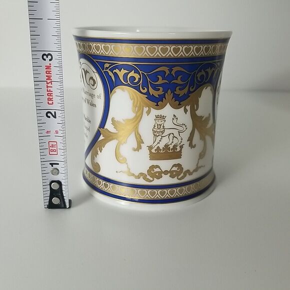 Dunoon Harry & Meghan Wessex Royal Wedding 2018 Collectors Mug Bone China 22K - Picture 8 of 9